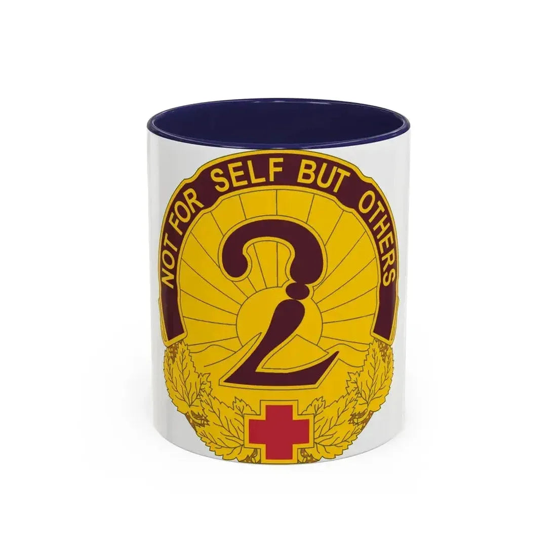 2 General Hospital (U.S. Army) Accent Coffee Mug 11oz Navy - Go Mug Yourself