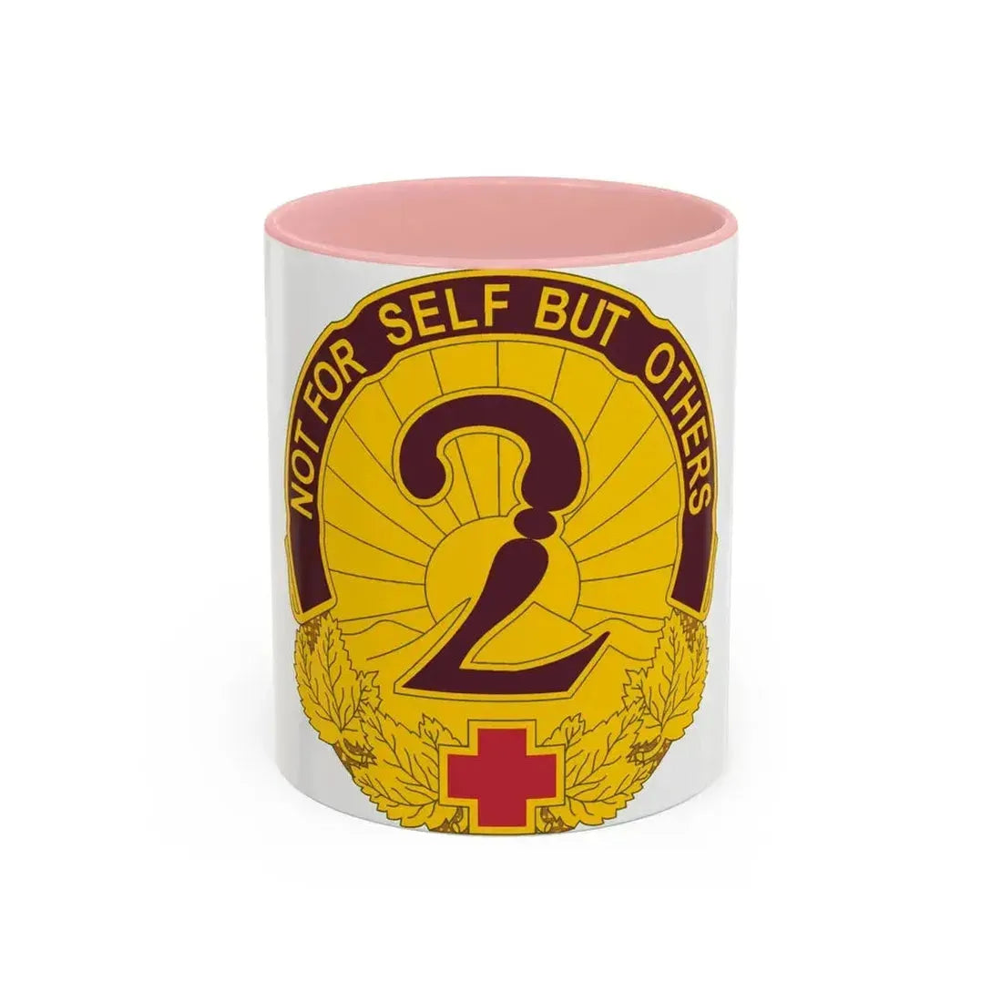 2 General Hospital (U.S. Army) Accent Coffee Mug 11oz Pink - Go Mug Yourself
