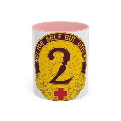 2 General Hospital (U.S. Army) Accent Coffee Mug 11oz Pink - Go Mug Yourself