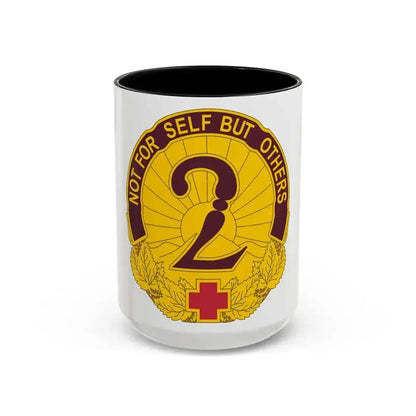 2 General Hospital (U.S. Army) Accent Coffee Mug 15oz Black - Go Mug Yourself