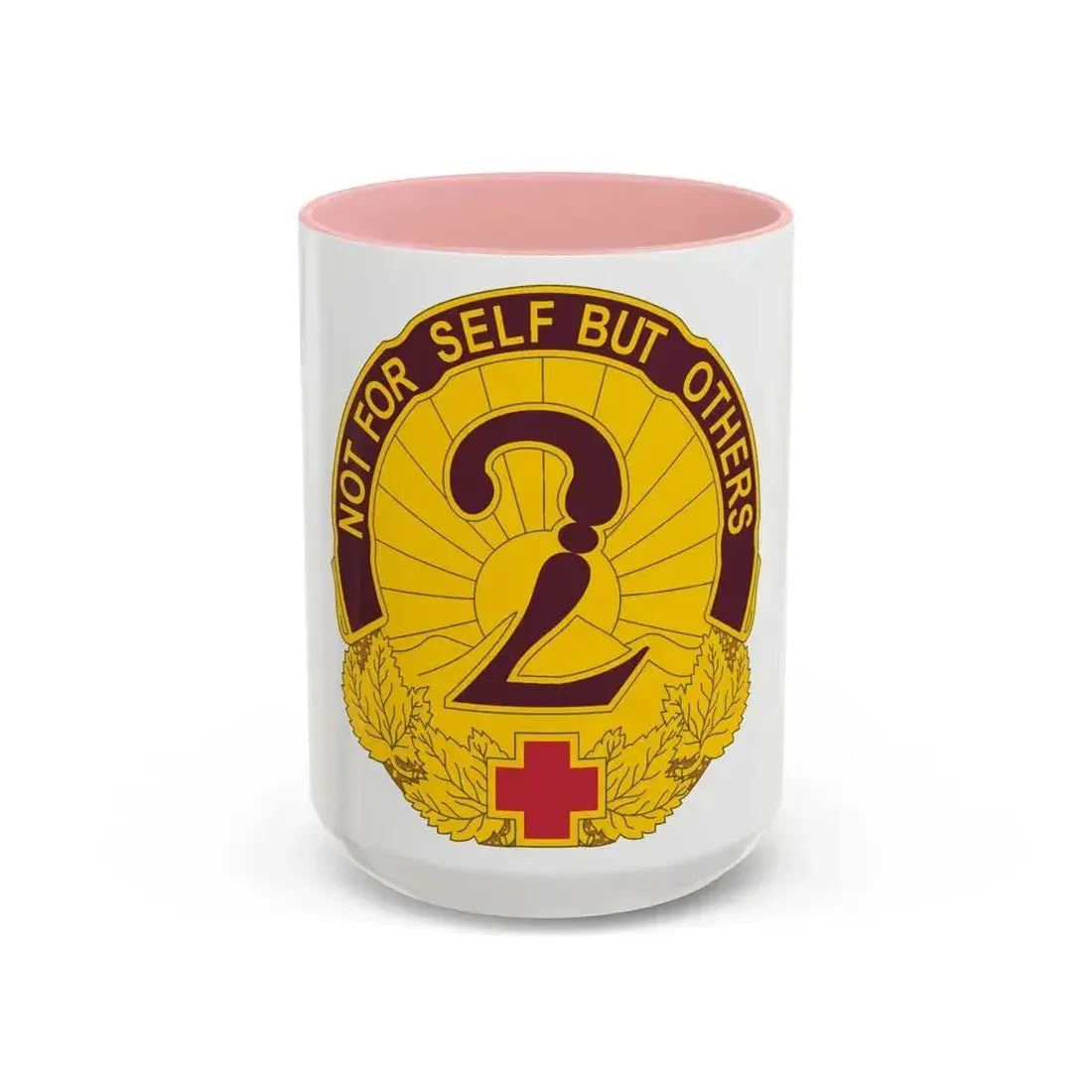 2 General Hospital (U.S. Army) Accent Coffee Mug 15oz Pink - Go Mug Yourself