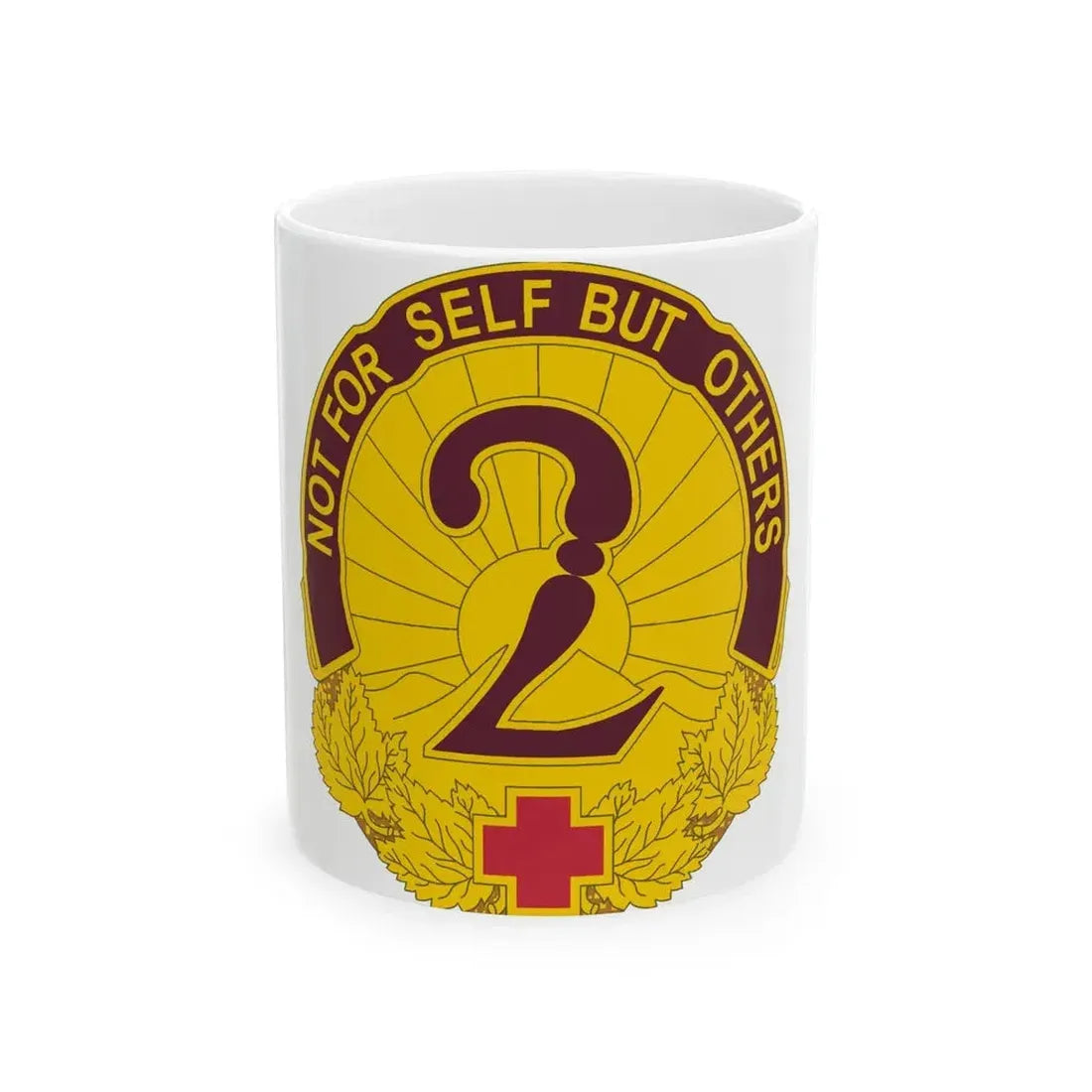 2 General Hospital (U.S. Army) White Coffee Mug 11oz - Go Mug Yourself