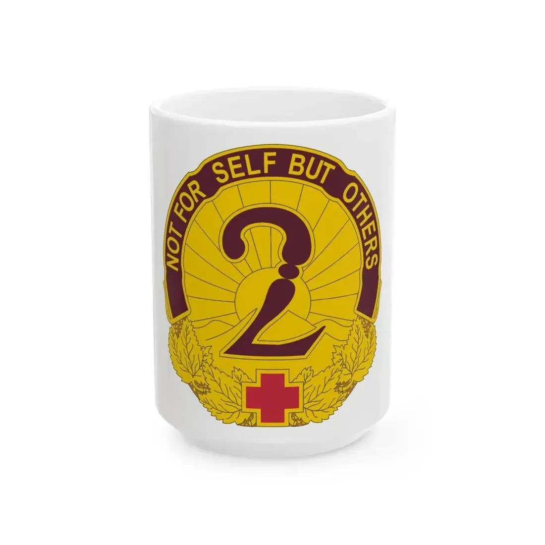 2 General Hospital (U.S. Army) White Coffee Mug 15oz - Go Mug Yourself