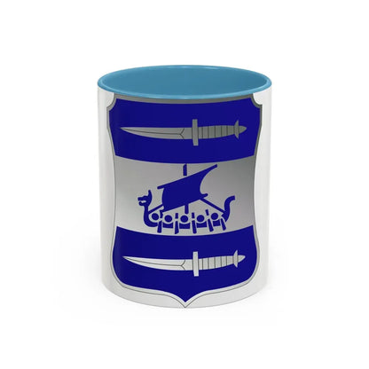 2 Infantry Battalion (U.S. Army) Accent Coffee Mug 11oz Light Blue - Go Mug Yourself