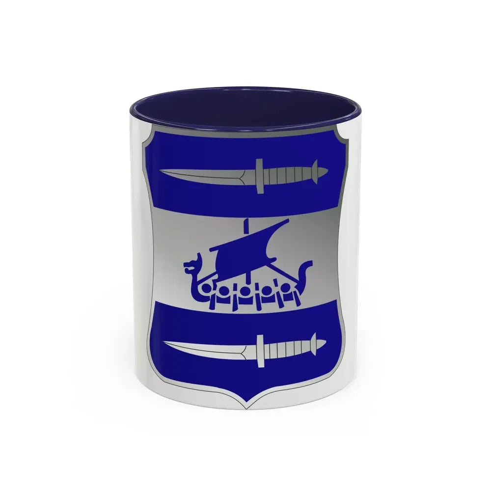2 Infantry Battalion (U.S. Army) Accent Coffee Mug 11oz Navy - Go Mug Yourself