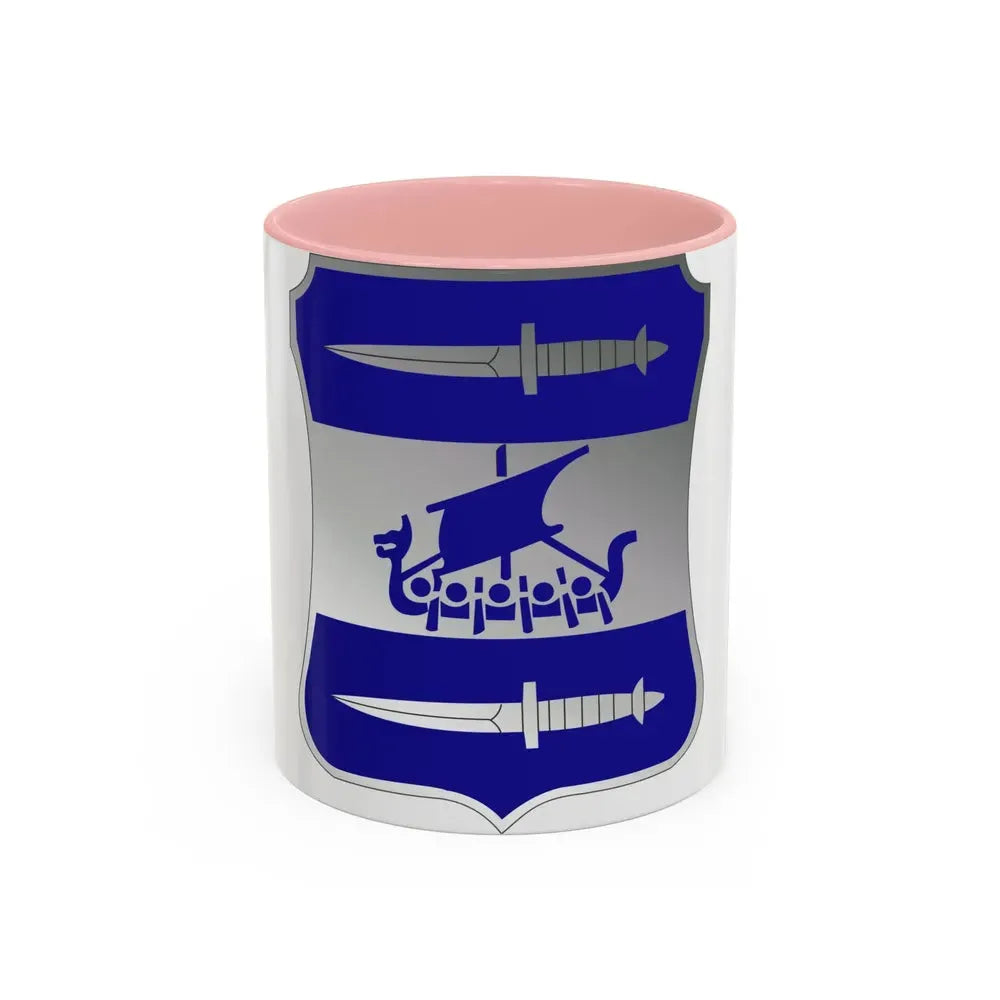 2 Infantry Battalion (U.S. Army) Accent Coffee Mug 11oz Pink - Go Mug Yourself