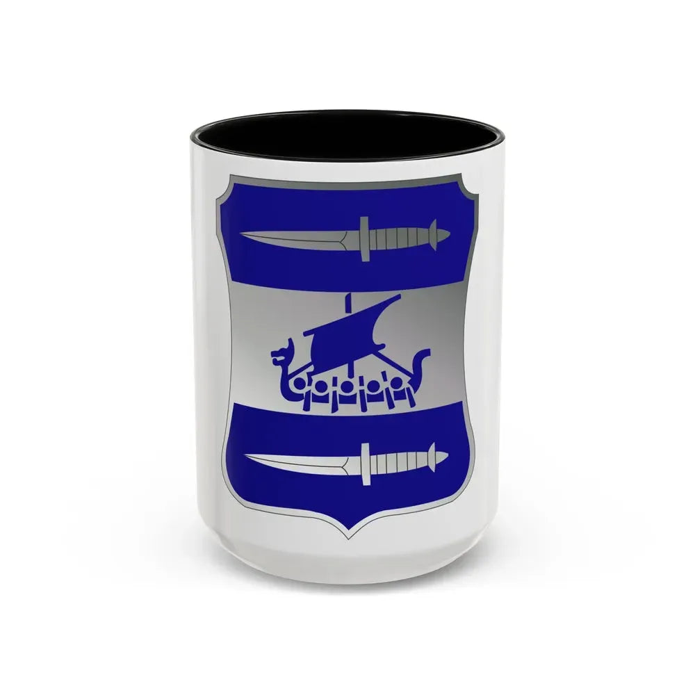 2 Infantry Battalion (U.S. Army) Accent Coffee Mug 15oz Black - Go Mug Yourself