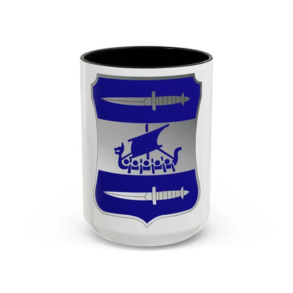 2 Infantry Battalion (U.S. Army) Accent Coffee Mug 15oz Black - Go Mug Yourself