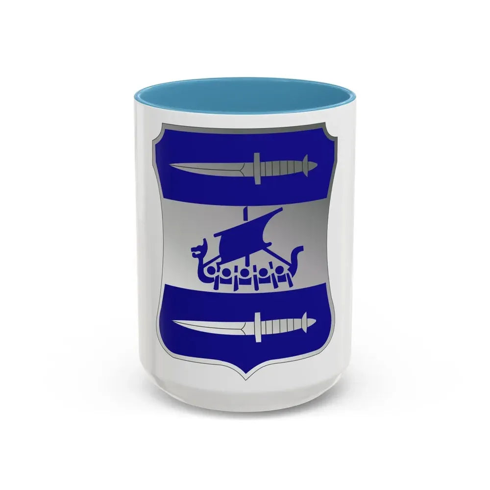 2 Infantry Battalion (U.S. Army) Accent Coffee Mug 15oz Light Blue - Go Mug Yourself