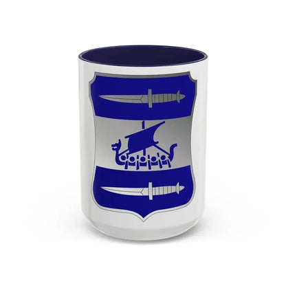 2 Infantry Battalion (U.S. Army) Accent Coffee Mug 15oz Navy - Go Mug Yourself