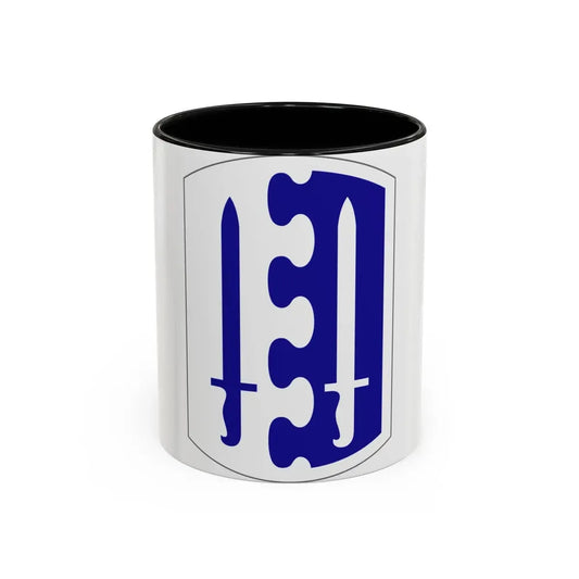 2 Infantry Brigade (U.S. Army) Accent Coffee Mug 11oz Black - Go Mug Yourself