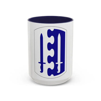2 Infantry Brigade (U.S. Army) Accent Coffee Mug 15oz Navy - Go Mug Yourself