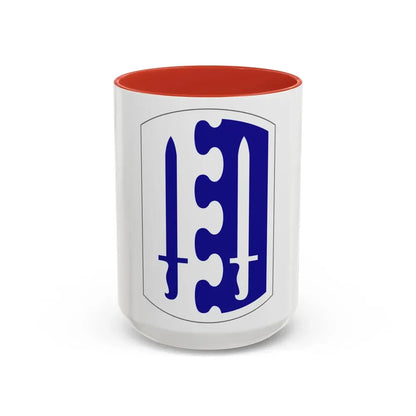 2 Infantry Brigade (U.S. Army) Accent Coffee Mug 15oz Red - Go Mug Yourself