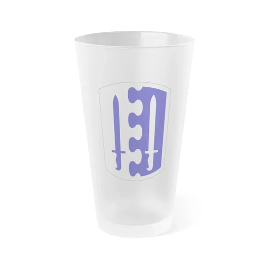 2 Infantry Brigade (U.S. Army) Frosted Pint Glass 16oz Default Title - Go Mug Yourself