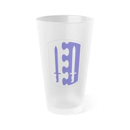 2 Infantry Brigade (U.S. Army) Frosted Pint Glass 16oz Default Title - Go Mug Yourself