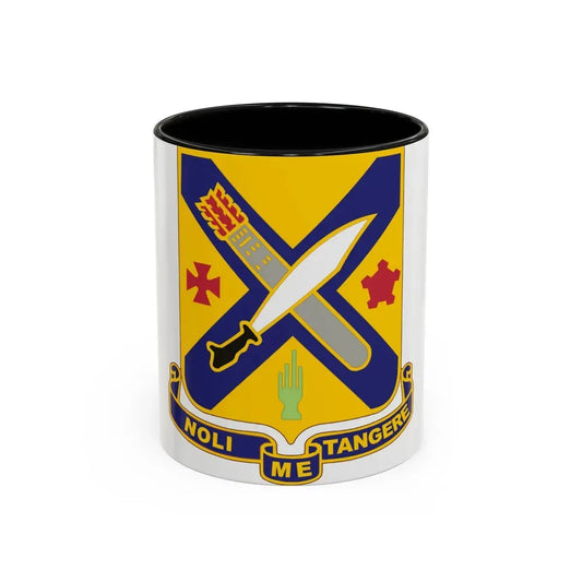 2 Infantry Regiment (U.S. Army) Accent Coffee Mug 11oz Black - Go Mug Yourself