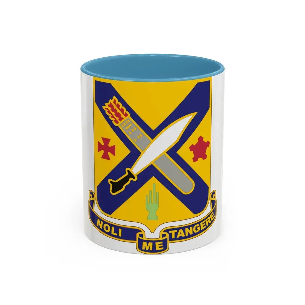 2 Infantry Regiment (U.S. Army) Accent Coffee Mug 11oz Light Blue - Go Mug Yourself