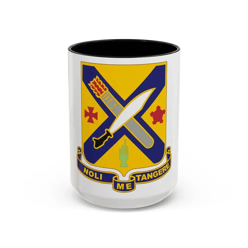 2 Infantry Regiment (U.S. Army) Accent Coffee Mug 15oz Black - Go Mug Yourself