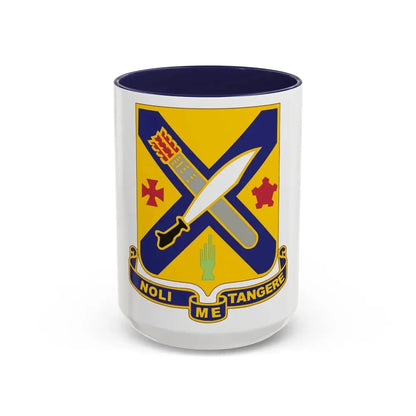 2 Infantry Regiment (U.S. Army) Accent Coffee Mug 15oz Navy - Go Mug Yourself