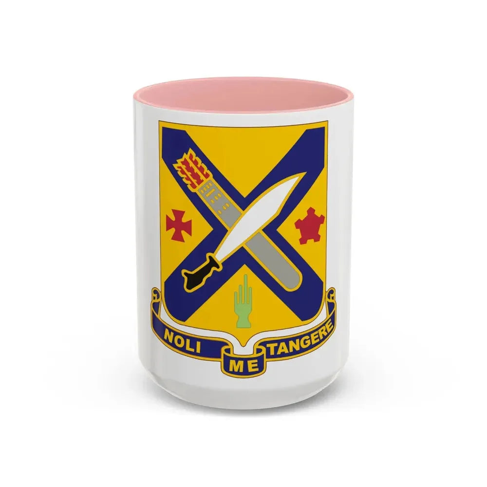 2 Infantry Regiment (U.S. Army) Accent Coffee Mug 15oz Pink - Go Mug Yourself