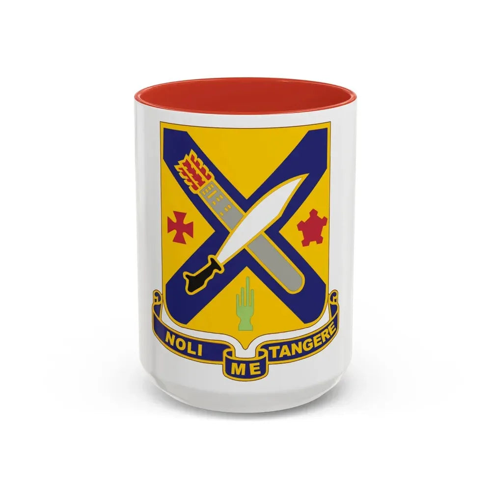 2 Infantry Regiment (U.S. Army) Accent Coffee Mug 15oz Red - Go Mug Yourself