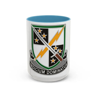 2 Information Operations Battalion (U.S. Army) Accent Coffee Mug 15oz Light Blue - Go Mug Yourself