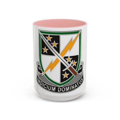 2 Information Operations Battalion (U.S. Army) Accent Coffee Mug 15oz Pink - Go Mug Yourself