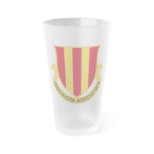 2 Maintenance Battalion (U.S. Army) Frosted Pint Glass 16oz-Go Mug Yourself