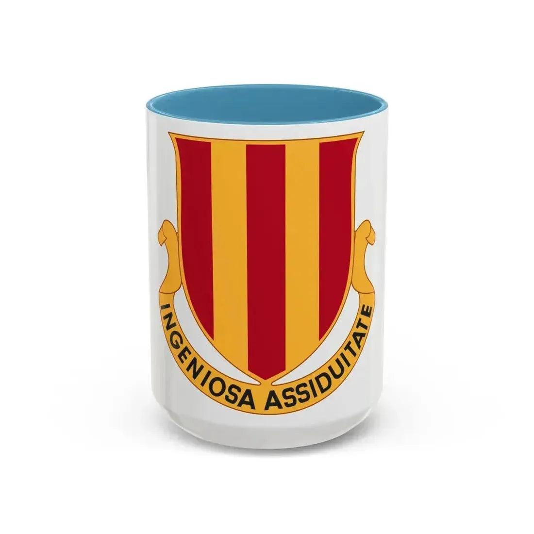 2 Maintenance Battalion (U.S. Army) Accent Coffee Mug 15oz Light Blue - Go Mug Yourself