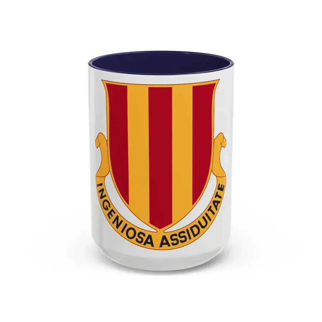 2 Maintenance Battalion (U.S. Army) Accent Coffee Mug 15oz Navy - Go Mug Yourself