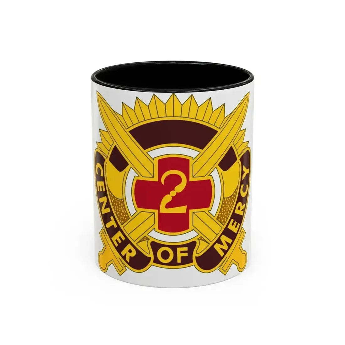 2 Medical Brigade 2 (U.S. Army) Accent Coffee Mug 11oz Black - Go Mug Yourself