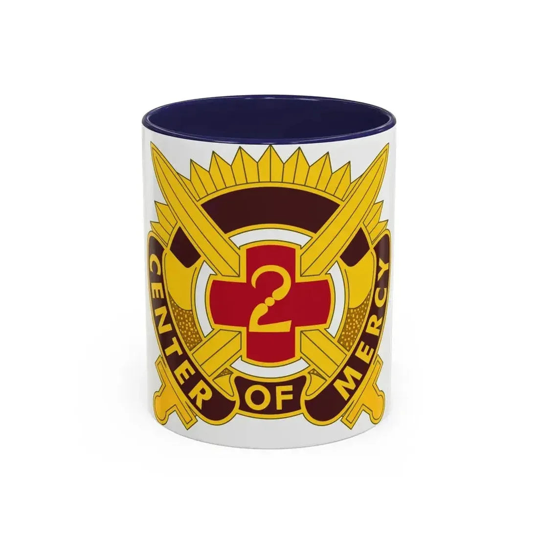 2 Medical Brigade 2 (U.S. Army) Accent Coffee Mug 11oz Navy - Go Mug Yourself