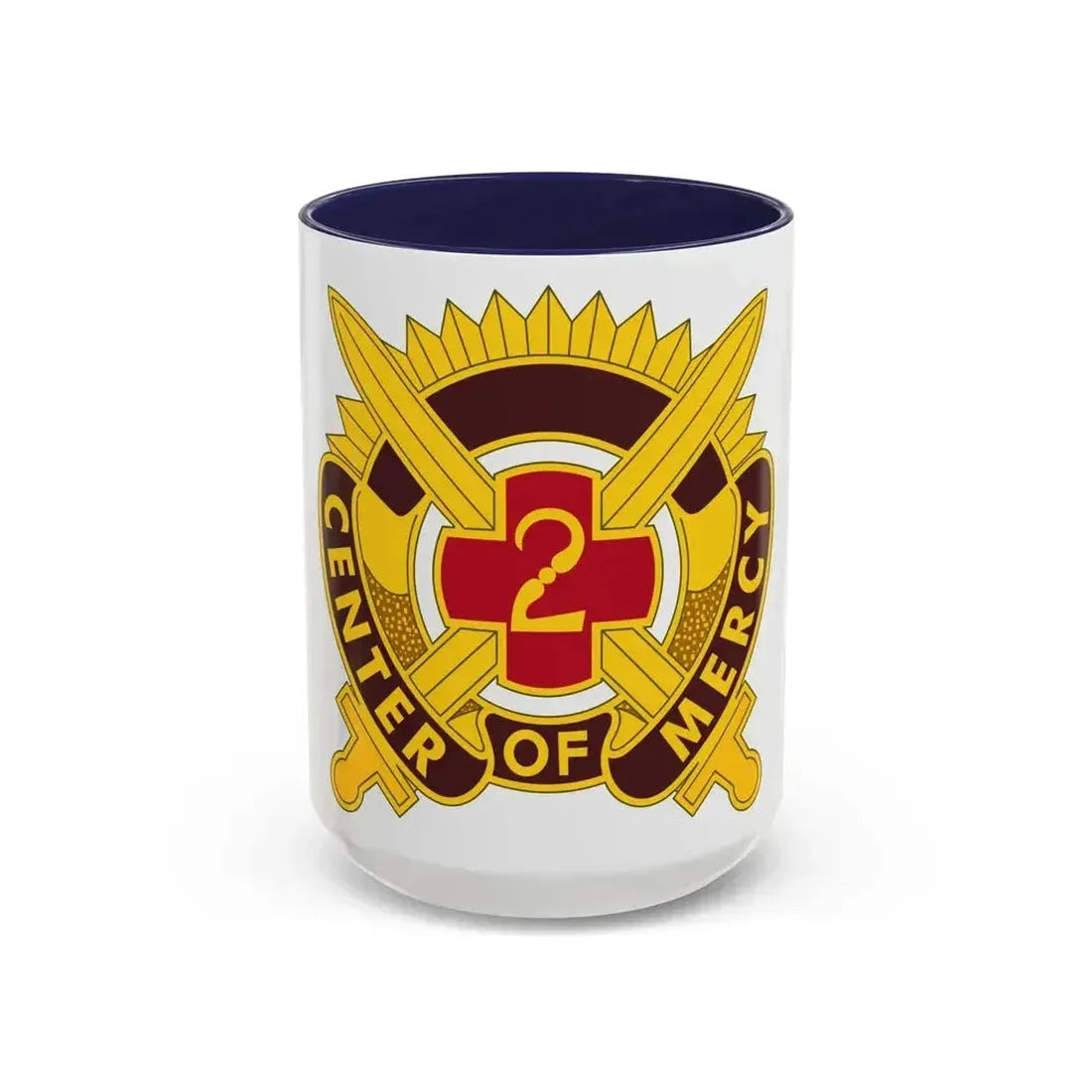 2 Medical Brigade 2 (U.S. Army) Accent Coffee Mug 15oz Navy - Go Mug Yourself
