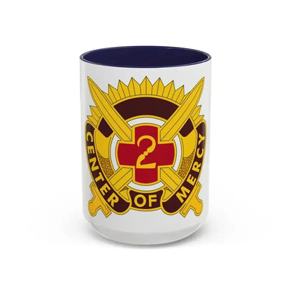 2 Medical Brigade 2 (U.S. Army) Accent Coffee Mug 15oz Navy - Go Mug Yourself