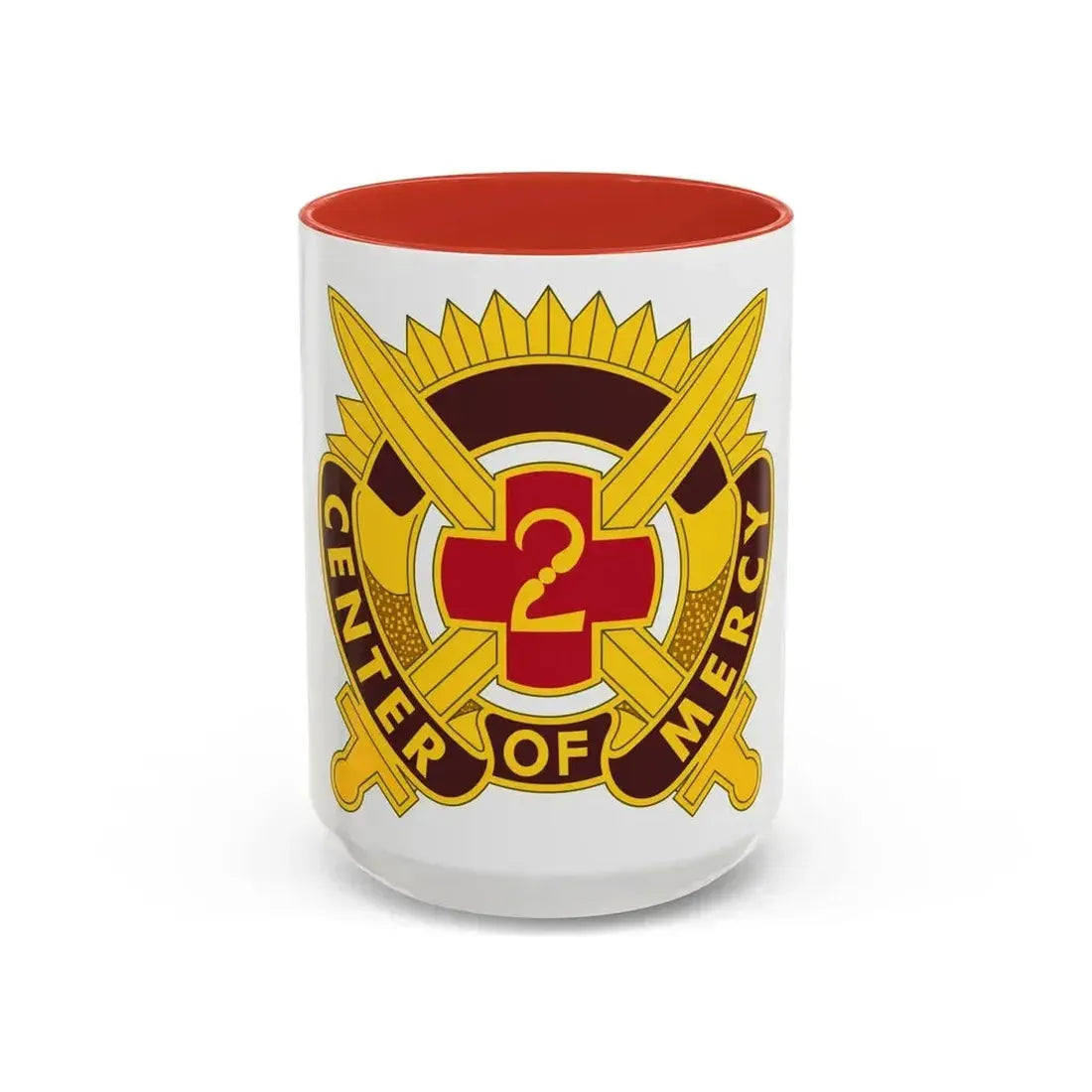 2 Medical Brigade 2 (U.S. Army) Accent Coffee Mug 15oz Red - Go Mug Yourself