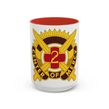2 Medical Brigade 2 (U.S. Army) Accent Coffee Mug 15oz Red - Go Mug Yourself