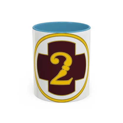 2 Medical Brigade 3 (U.S. Army) Accent Coffee Mug 11oz Light Blue - Go Mug Yourself