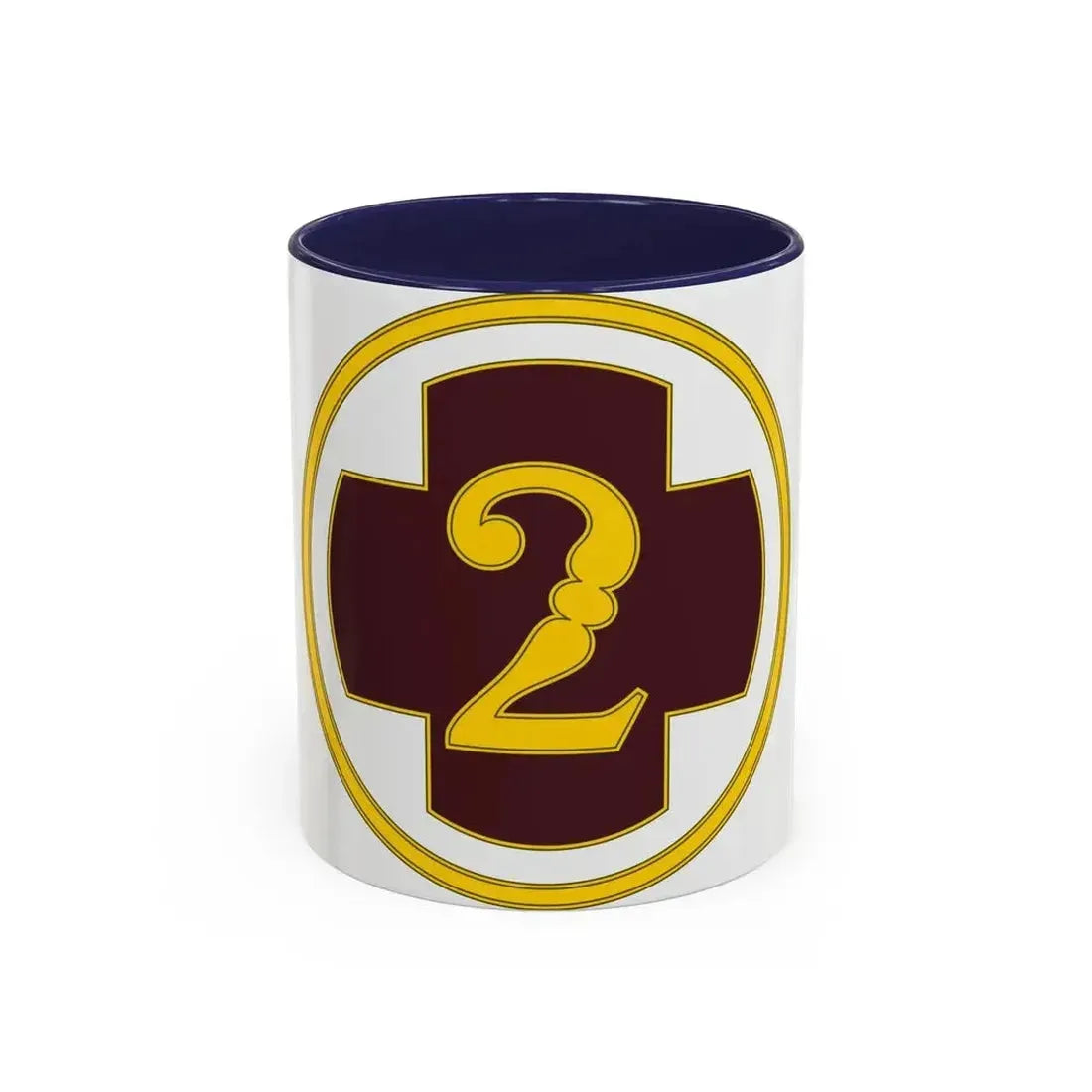 2 Medical Brigade 3 (U.S. Army) Accent Coffee Mug 11oz Navy - Go Mug Yourself