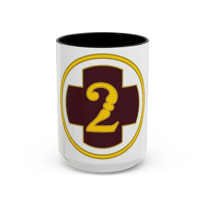 2 Medical Brigade 3 (U.S. Army) Accent Coffee Mug 15oz Black - Go Mug Yourself