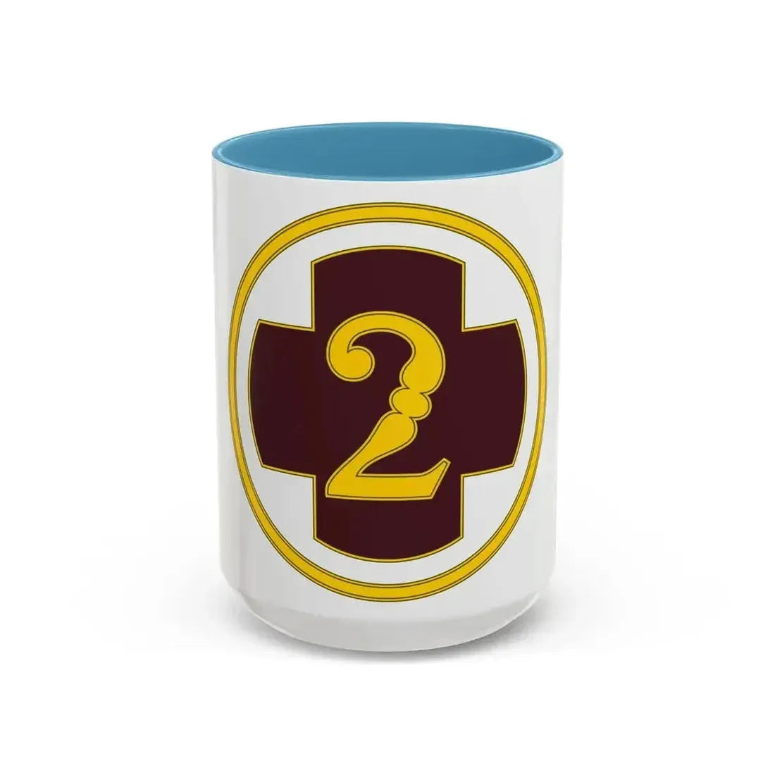2 Medical Brigade 3 (U.S. Army) Accent Coffee Mug 15oz Light Blue - Go Mug Yourself