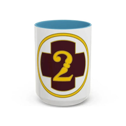 2 Medical Brigade 3 (U.S. Army) Accent Coffee Mug 15oz Light Blue - Go Mug Yourself