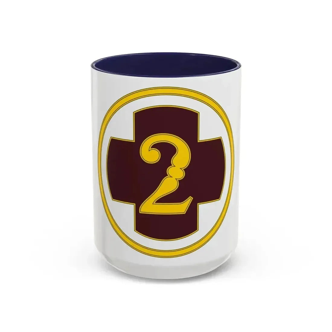 2 Medical Brigade 3 (U.S. Army) Accent Coffee Mug 15oz Navy - Go Mug Yourself