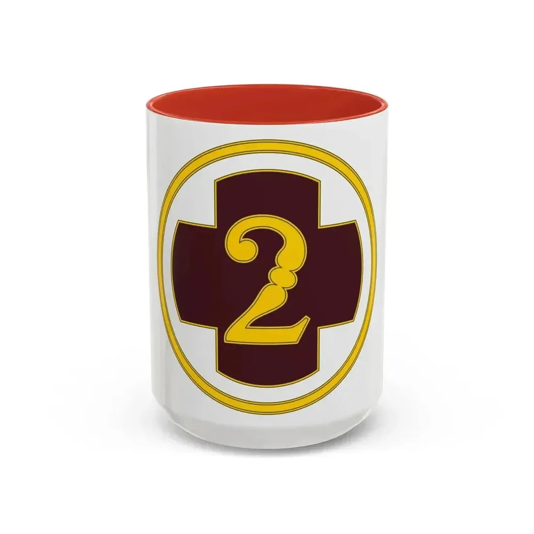 2 Medical Brigade 3 (U.S. Army) Accent Coffee Mug 15oz Red - Go Mug Yourself