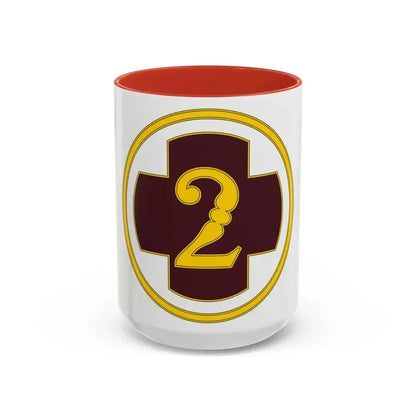2 Medical Brigade 3 (U.S. Army) Accent Coffee Mug 15oz Red - Go Mug Yourself