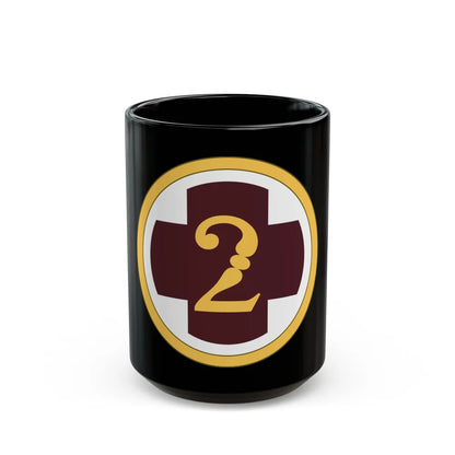 2 Medical Brigade (U.S. Army) Black Coffee Mug-15oz-Go Mug Yourself