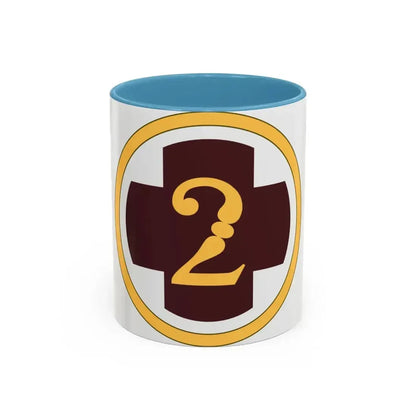 2 Medical Brigade (U.S. Army) Accent Coffee Mug 11oz Light Blue - Go Mug Yourself
