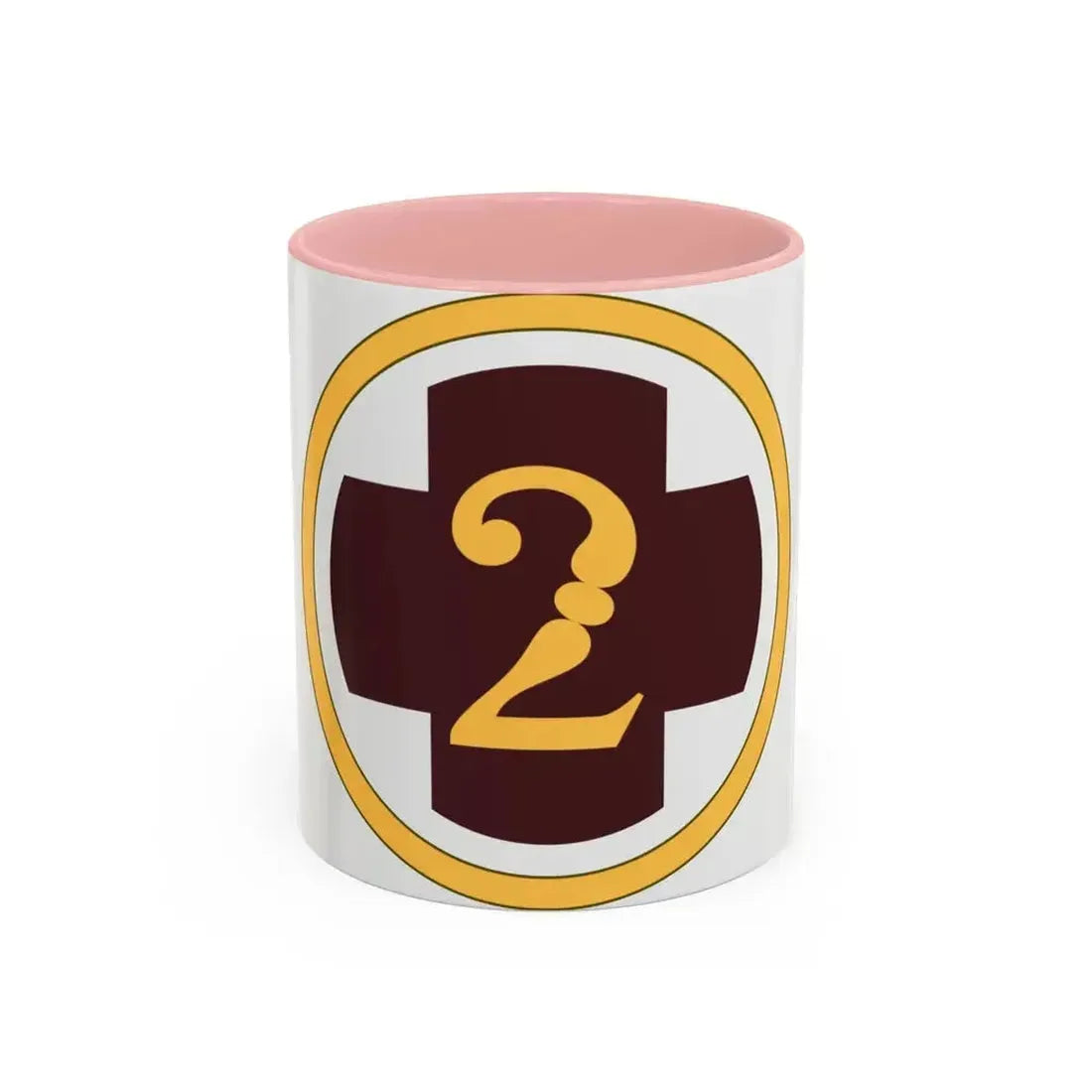 2 Medical Brigade (U.S. Army) Accent Coffee Mug 11oz Pink - Go Mug Yourself