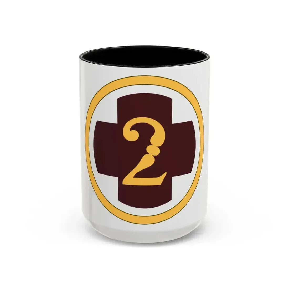 2 Medical Brigade (U.S. Army) Accent Coffee Mug 15oz Black - Go Mug Yourself
