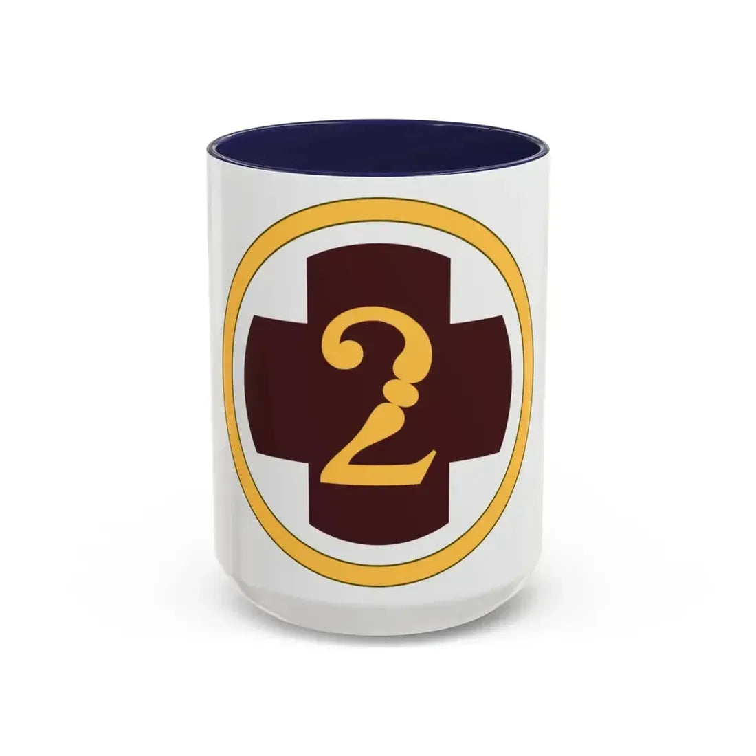 2 Medical Brigade (U.S. Army) Accent Coffee Mug 15oz Navy - Go Mug Yourself