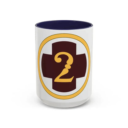 2 Medical Brigade (U.S. Army) Accent Coffee Mug 15oz Navy - Go Mug Yourself